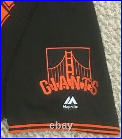 SMITH size 50 #13 2018 SAN FRANCISCO GIANTS GAME USED jersey home black ALT MLB