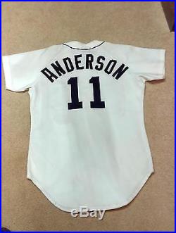 SPARKY ANDERSON 1983 SET 1 DETROIT TIGERS GAME WORN USED JERSEY WILSON SIZE 40