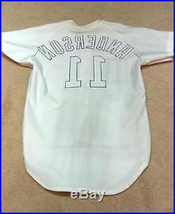 SPARKY ANDERSON 1983 SET 1 DETROIT TIGERS GAME WORN USED JERSEY WILSON SIZE 40