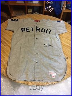 Spectacular, Restored 1969 Al Kaline Detroit Tigers Signed, Game Worn Jersey