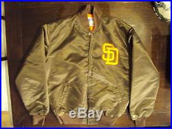 STEVE GARVEY 1986 San Diego Padres game used worn Starter Jacket GREAT