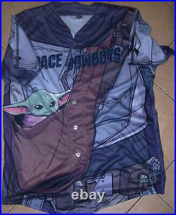 SUGAR LAND SPACE COWBOYS (Astros'AAA') 2022 #44 Game Used/Worn STAR WARS JERSEY