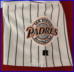 San Diego Padres Blank Game Issue Russell Athletic'91-'00 Home Jersey Size 40
