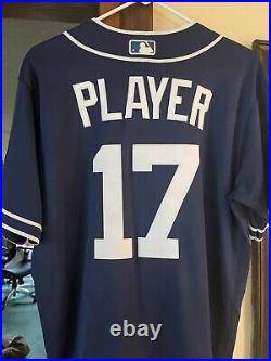 San Diego Padres Team Issued Sample Jersey Alternate Majestic Authentic MLB 2017