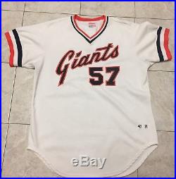 San Francisco Giants 1981 Game Used Away Jersey