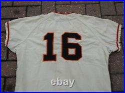 San Francisco Giants Vintage 1966 Game Used / Worn Home Jersey. Jim Ray Hart LOA