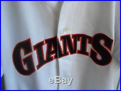 San Francisco Giants Willie McGee Game Used Jersey 1991-1994 Candlestick Park