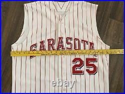 Sarasota Reds MiLB Minor League 2005-07 Style Game Worn Jersey Justin Turner