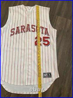 Sarasota Reds MiLB Minor League 2005-07 Style Game Worn Jersey Justin Turner