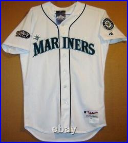 Seattle Mariners Mike Brumley 2011 Home Button-down Mlb Jersey