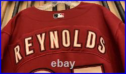 Shane Reynolds 2002 Houston Astros Game Used Red Home Jersey Texas Patch