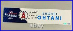 Shohei Ohtani Japanese Signed Game Used Worn LL Classic Jersey FANATICS MLB