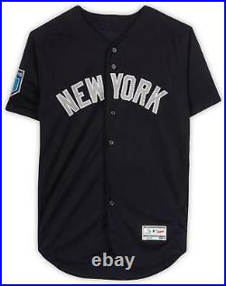 Sonny Gray New York Yankees Team-Issued #55 Navy Jersey from the 2018 MLB Season