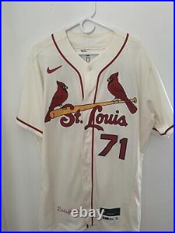 St. Louis CARDINALS Game Worn Used Jersey