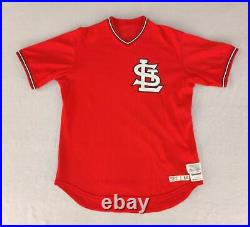 St. Louis Cardinals 1986 Blank Sand Knit Game Issue Batting Jersey Size 44