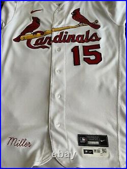 St. Louis Cardinals Brad Miller Team Issued Jersey With MLB Authentication