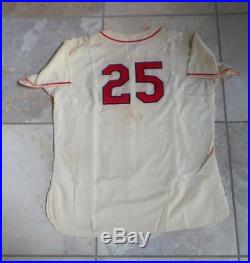 St. Louis Cardinals Frank Smith 1955 Game Worn Used Jersey