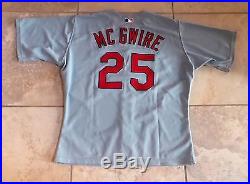 St. Louis Cardinals Game Used Worn Jersey Mark McGwire