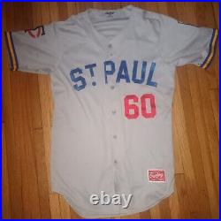 St Paul Saints Ronny Henriquez Jersey Game Worn Twins Prospect