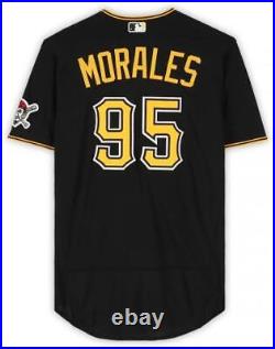 Stephen Morales Pittsburgh Pirates GU #95 Jersey vs White Sox on April 7, 2023
