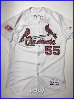 Stephen Piscotty St. Louis Cardinals Game Used Worn Jersey MLB Authenticated