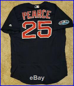 Steve Pearce Game Used Boston Red Sox 2018 Post Season Jersey MLB Authenticated