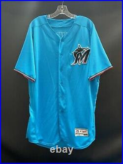 Stevens #17 Miami Marlins Game Used Stitched Authentic Jersey Spring Training
