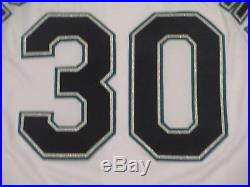 Stottlemyre sz 50 #30 Seattle Mariners GAME USED jersey 2016 KEN GRIFFEY JR. MLB