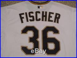 TBTC Fischer size 50 #36 2016 Pittsburgh Pirates Game Used Jersey and Pants Set