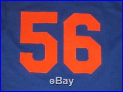 TBTC Ty Kelly sz 46 #56 Royal Giants New York Mets game jersey issued MLB HOLO