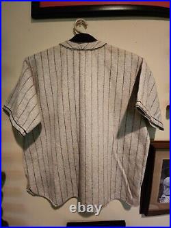 TIGERS 1920's Antique SUN COLLAR Baseball Jersey Allentown PA Great Condition