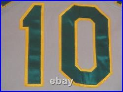 TONY LARUSSA HOF 1993 Oakland A's Athletics Game Used Jersey Road Gray #10 sz 44