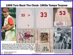 Tampa Bay Devil Rays Turn Back The Clock Game Used Jersey Tampa Tarpons Signed