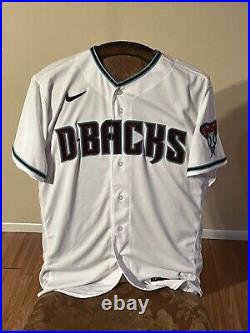 Team Issued Arizona Diamondbacks Home White Jersey