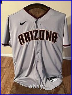 Team Issued Arizona Diamondbacks Road Gray Jersey