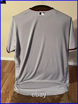 Team Issued Arizona Diamondbacks Road Gray Jersey