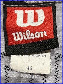 Team Issued Wilson Deion Sanders Atlanta Braves MLB Baseball Jersey Sz 46