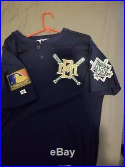 Teddy Higuera Game Used Jersey 1994 Milwaukee Brewers 125th Anniversary 25th