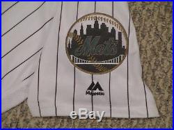 Terry Collins sz 44 #10 2016 New York Mets GAME USED Memorial Day jersey MLB