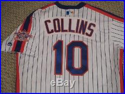 Terry Collins sz 44 1986 Mets TBTC GAME USED 2016 JERSEY New York Mets MLB holo
