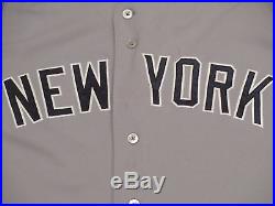 Thomson 2015 Yankees Game Used Knit Jersey Road SZ 48 Berra patch Steiner MLB