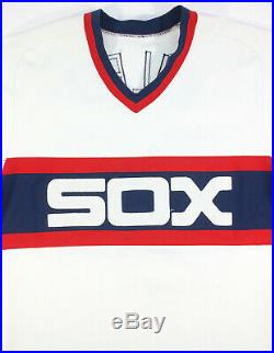 Tim Hulett 1986 Game Worn Used Chicago White Sox Vintage Home Jersey