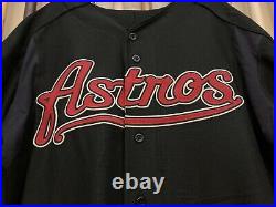 Tim Redding 2002 Houston Astros Team Issued Black Prototype Jersey