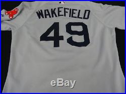 Tim Wakefield 2010 Red Sox Game Used Majestic Jersey Steiner 147982