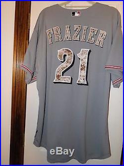 Todd Frazier 2014 Cincinnati Reds Game Used Jersey Chicago White Sox