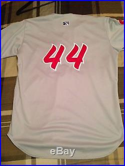 Tommy Joseph Game Used Reading Phillies Jersey from the day he was traded