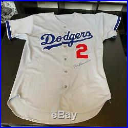 Tommy Lasorda Signed 1998 Game Used Los Angeles Dodgers Jersey JSA & Miedema COA