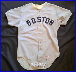 Tony Armas signed GAME USED WORN 1984 Boston Red Sox Wilson road Jersey HR Champ