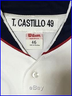 Tony Castillo White Sox Wilson Game Worn Throw Back Jersey Pants Uniform Rare