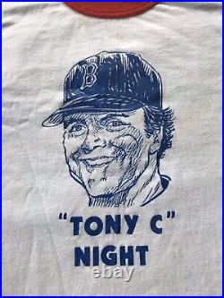 Tony Conigliaro 1983 Tony C. Night Tee-shirt Boston Red Sox